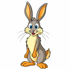 hare cartoon vector