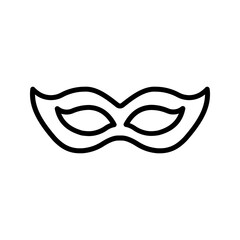 Masquerade  icon color editable on white background