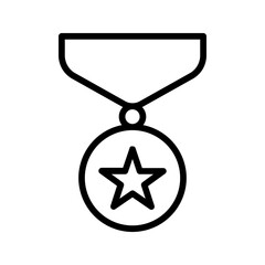 Military medal icon color editable