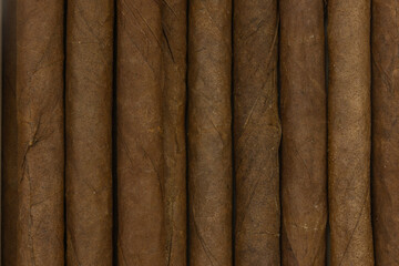 plusieurs petits cigares, en gros plan