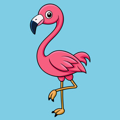 Fototapeta premium flamingo vector illustration