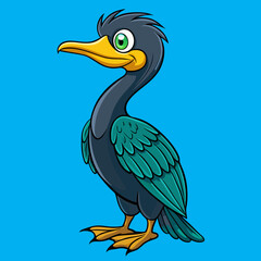 great cormorant cartoon