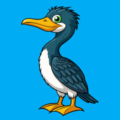 great cormorant cartoon