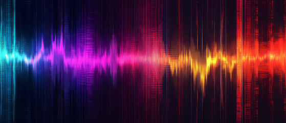 Glitch effect overlay showcasing digital signal distortion with vibrant colors