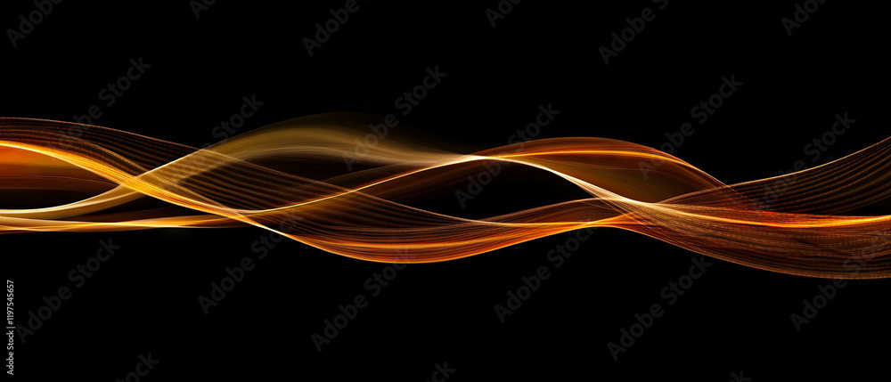 Poster nighttime light trails create smooth, flowing patterns against a dark background