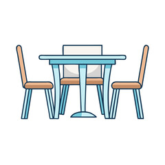 dining table with chairs icon, dining table with chairs vector illustration-simple illustration of dining table with chairs, perfect for dining table with chairs logos and themed design 