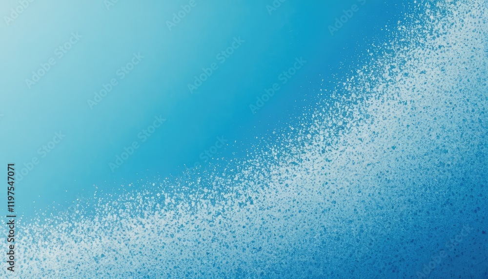 Poster gradient blue abstract background. smooth dark blue with black vignette studio. 3