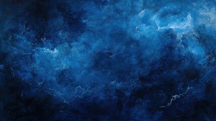 Obraz premium Deep Blue Abstract Background with Swirling Textures and Light