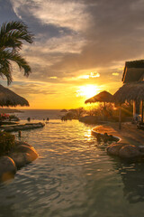 Sunset in Condovac Hotel Costa Rica