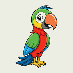 parrot on a branch