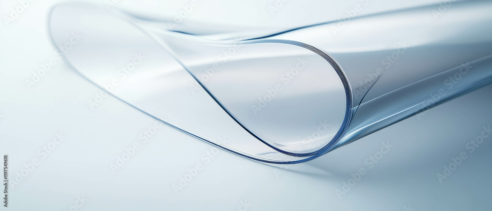Aufkleber elegant transparent overlay curve enhances subtle design aesthetics and functionality