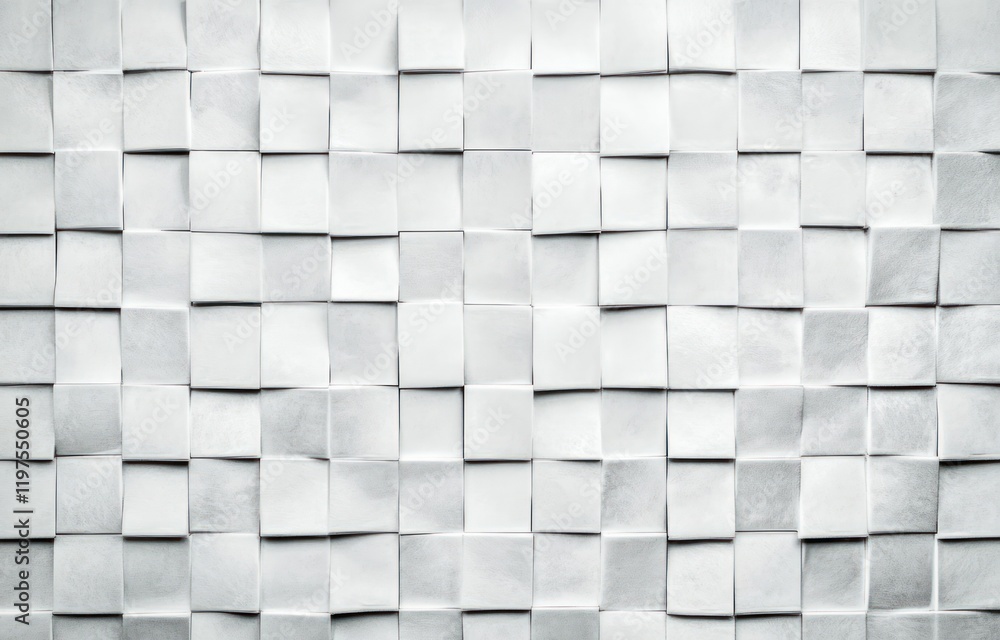 Poster abstract white square pattern texture background.