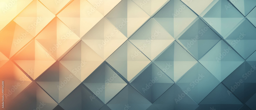 Aufkleber subtle diamond pattern creates a refined aesthetic with geometric design and soft color transitions