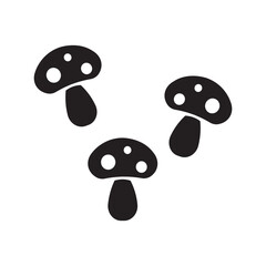 mushroom icon. Line Art Style Design Isolated... 
icon vector line logo design illustration outline flat on white background simple icons
