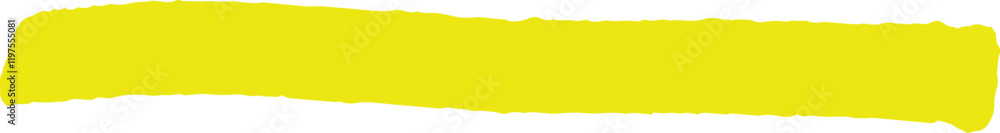 Poster light yellow highlight brush stroke creating a textured banner shape, offering ample copy space, iso