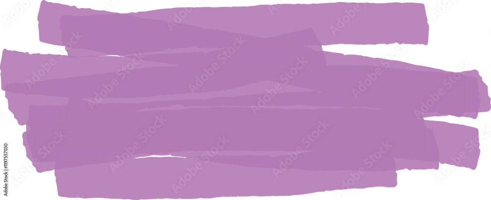 Poster creating a textured background with wide purple marker strokes, offering a vibrant splash of color a