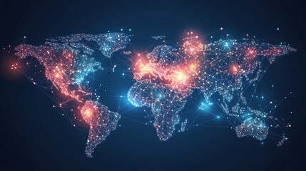 Global Network Map - Visualizing Interconnectedness