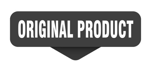 original product sticker. original product sign on transparent background