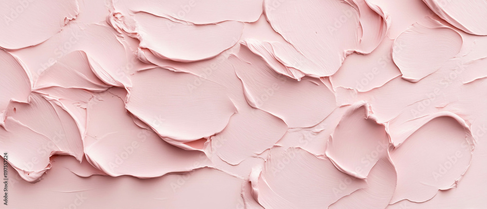 Poster Delicate light pink floral texture creating a romantic and soft background for various projects