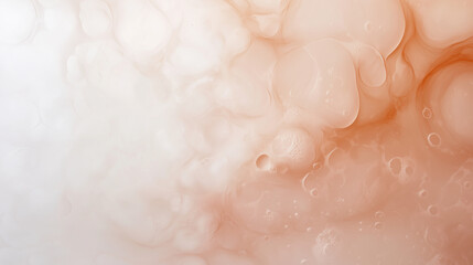Fototapeta premium Abstract Peach Swirl: A mesmerizing abstract image featuring swirling patterns in delicate peach and cream tones. The fluid forms create a sense of movement and ethereal beauty.