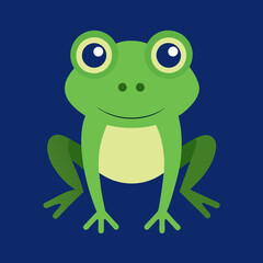 green frog cartoon