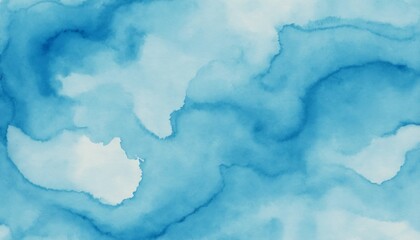 abstract watercolor background with blue color liquid fluid texture for background .  generative AI 