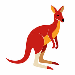 kangaroo vector art