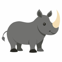 rhinoceros vector ilusstration
