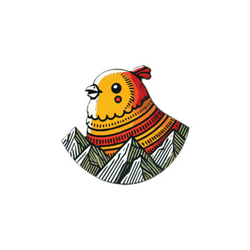 Pisca Andina icon vector symbol design art illustration.
