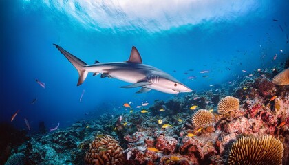 Fototapeta premium shark in the aquarium