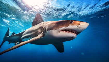 Fototapeta premium great shark in the sea