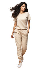 Fototapeta premium PNG South Asian t-shirt blouse person.