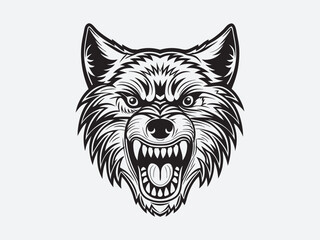 Tiger silhouette vector art Illustration file