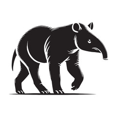 Stylish takin silhouette for versatile creative purposes - Takin illustration - minimallest takin vector
