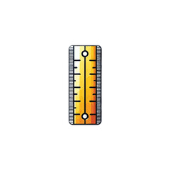 Ruler icon vector symbol design art illustration