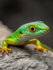 Fototapeta premium Lizard on Rock