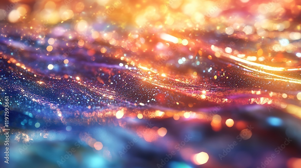 Poster colorful abstract background with light sparkle and motion effect