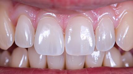 close up of teeth