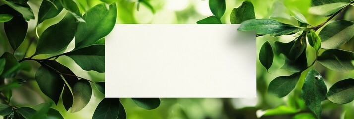 Green foliage background with reserved space for text in a natural setting during daylight hours. Generative AI