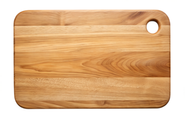 cutting board isolated on white background