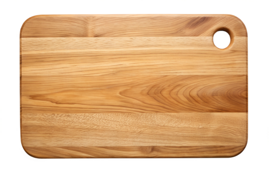 cutting board isolated on white background