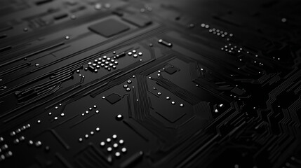 black Abstract Technology Background