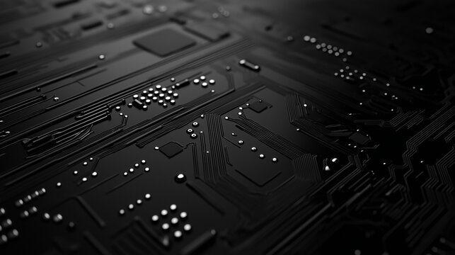 black Abstract Technology Background