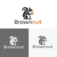 squirrel logo nature logo ecofriendly logo