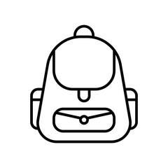 Icon Line -  School backpack
