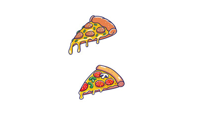 
A pizza vector is a graphic illustration of a pizza, typically designed in a clean, stylized, and flat format. It often features elements like a triangular slice or a whole pizza with toppings