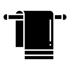 Towel Rack  Icon Element For Design