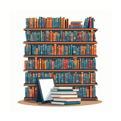 Online education vector illustration