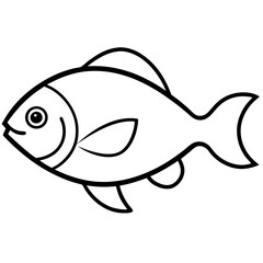 fish isolated on white