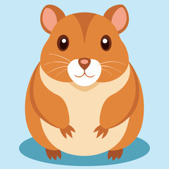 cartoon rat with acorn